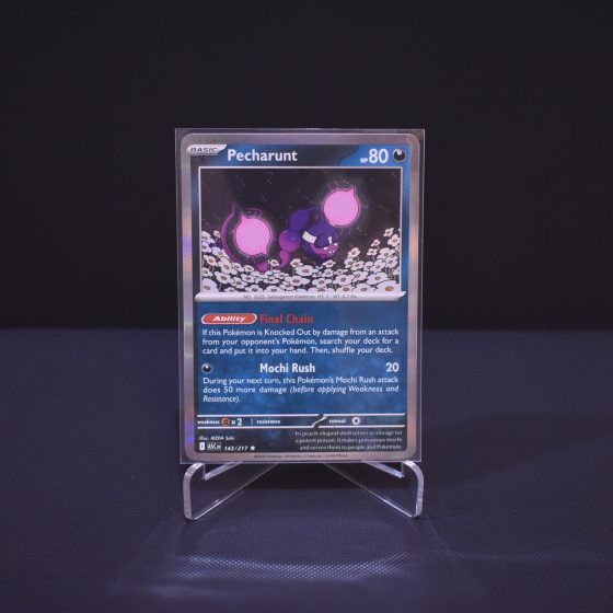 Pecharunt, 143/217, Ascended Heroes (ASC), Rare (R), Kartu Pokemon, [#4]