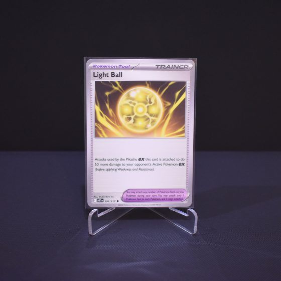 Light Ball, 191/217, Ascended Heroes (ASC), Uncommon (U), Kartu Pokemon, [#1]