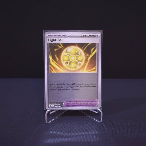 Light Ball, 191/217, Ascended Heroes (ASC), Reverse Holo (RH), Kartu Pokemon, [#1]