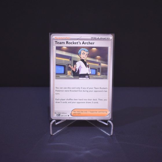 Team Rocket's Archer, 201/217, Ascended Heroes (ASC), Uncommon (U), Kartu Pokemon, [#1]