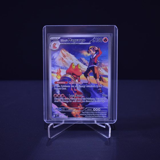 Ethan's Magcargo, 222/217, Ascended Heroes (ASC), Illustration Rare (IR), Kartu Pokemon, [#1]