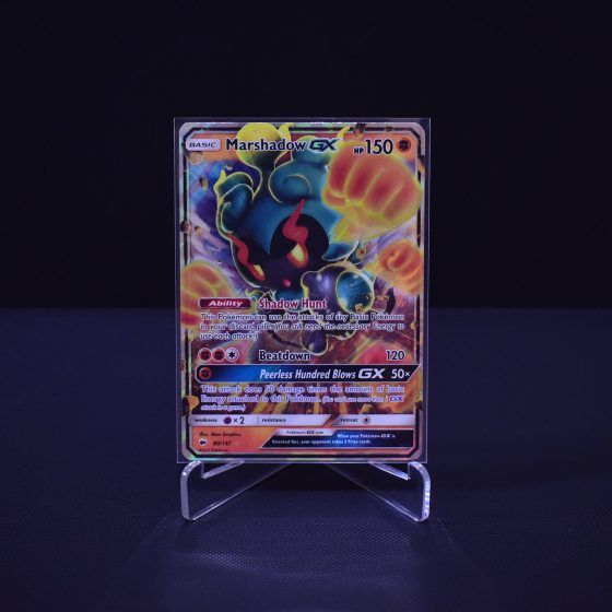 Marshadow-GX, 80/147, Burning Shadows (BUS), Ultra Rare (UR), Kartu Pokemon, [#1]