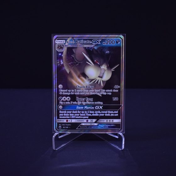 Alolan Raticate-GX, 85/168, Celestial Storm (CES), Ultra Rare (UR), Kartu Pokemon, [#1]