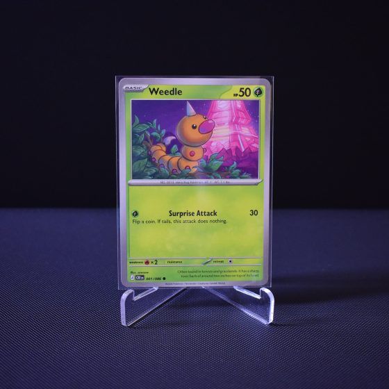 Weedle, 001/086, Chaos Rising (CRI), Common (C), Kartu Pokemon, [#2]