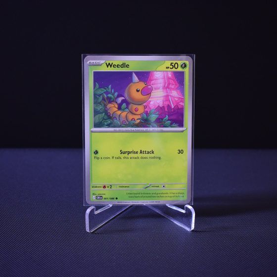 Weedle, 001/086, Chaos Rising (CRI), Common (C), Kartu Pokemon, [#3]
