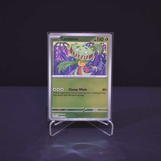 Carnivine, 004/086, Chaos Rising (CRI), Reverse Holo (RH), Kartu Pokemon, [#1]