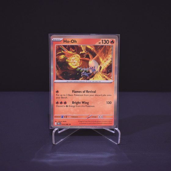 Ho-Oh, 010/086, Chaos Rising (CRI), Rare (R), Kartu Pokemon, [#2]
