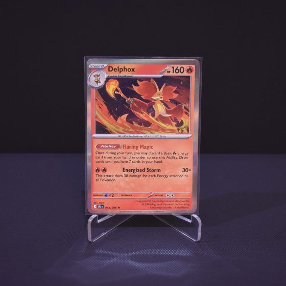Delphox, 013/086, Chaos Rising (CRI), Rare (R), Kartu Pokemon, [#2]