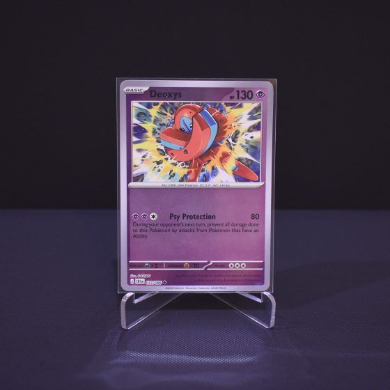 Deoxys, 033/086, Chaos Rising (CRI), Reverse Holo (RH), Kartu Pokemon, [#1]