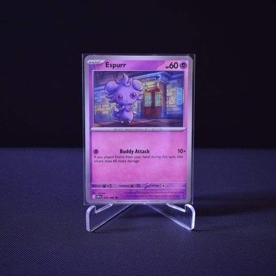 Espurr, 036/086, Chaos Rising (CRI), Common (C), Kartu Pokemon, [#1]
