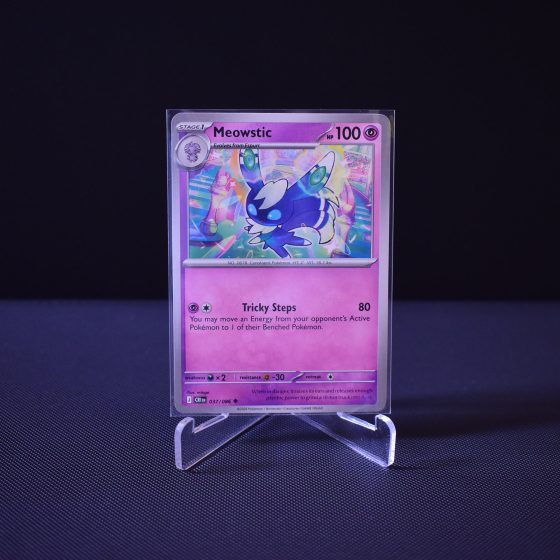Meowstic, 037/086, Chaos Rising (CRI), Uncommon (U), Kartu Pokemon, [#1]