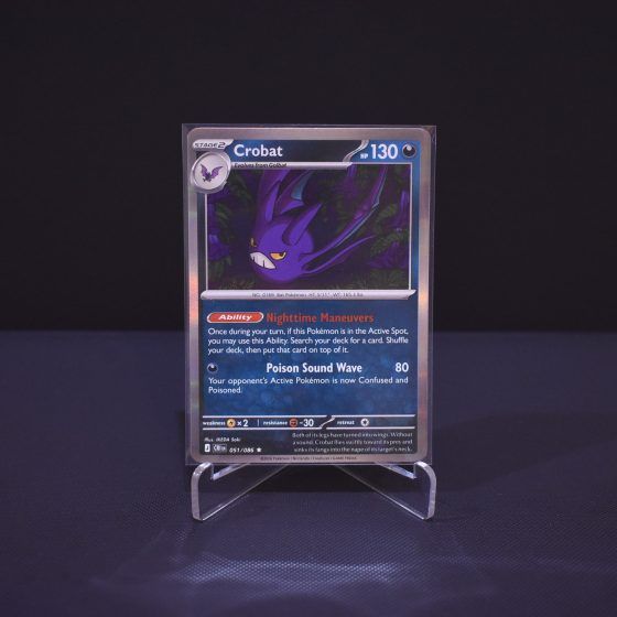 Crobat, 051/086, Chaos Rising (CRI), Rare (R), Kartu Pokemon, [#1]