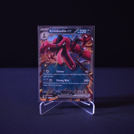 Krookodile ex, 055/086, Chaos Rising (CRI), Double Rare (RR), Kartu Pokemon, [#2]