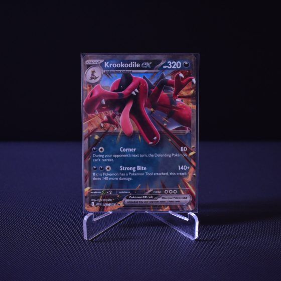 Krookodile ex, 055/086, Chaos Rising (CRI), Double Rare (RR), Kartu Pokemon, [#3]