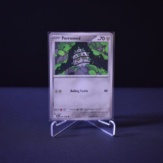 Ferroseed, 062/086, Chaos Rising (CRI), Common (C), Kartu Pokemon, [#1]