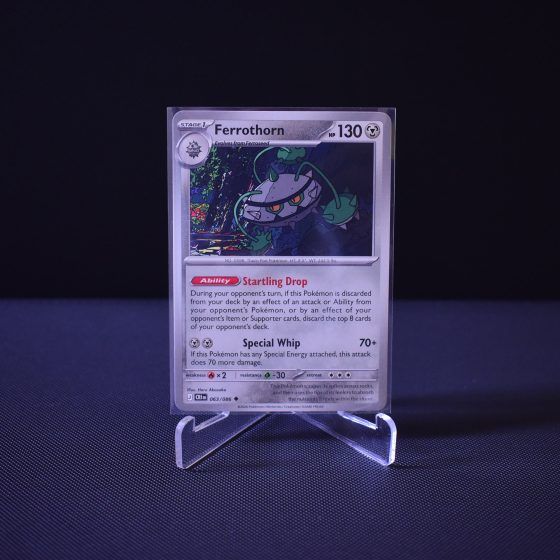 Ferrothorn, 063/086, Chaos Rising (CRI), Uncommon (U), Kartu Pokemon, [#1]