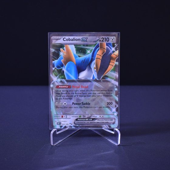 Cobalion ex, 064/086, Chaos Rising (CRI), Double Rare (RR), Kartu Pokemon, [#2]