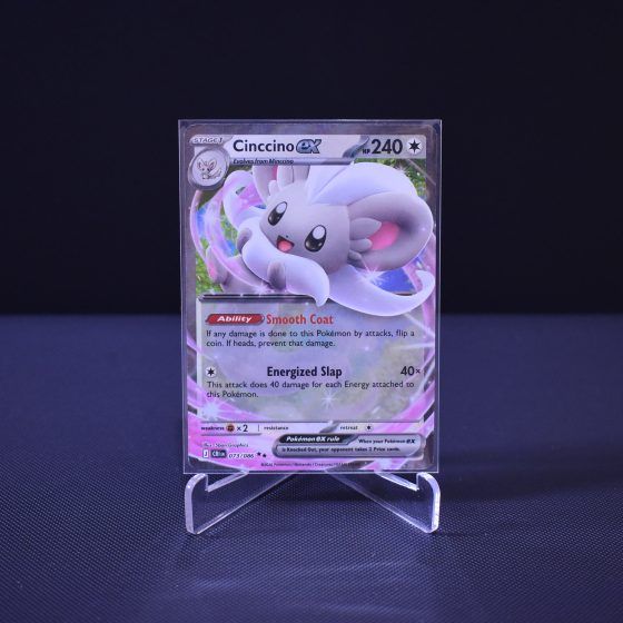 Cinccino ex, 073/086, Chaos Rising (CRI), Double Rare (RR), Kartu Pokemon, [#1]