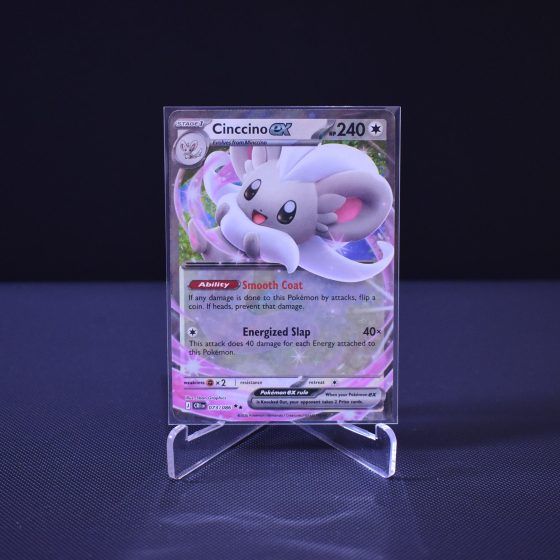 Cinccino ex, 073/086, Chaos Rising (CRI), Double Rare (RR), Kartu Pokemon, [#2]