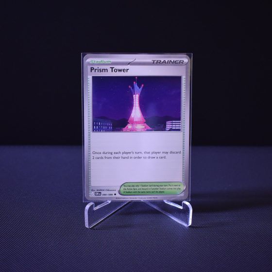Prism Tower, 080/086, Chaos Rising (CRI), Uncommon (U), Kartu Pokemon, [#1]