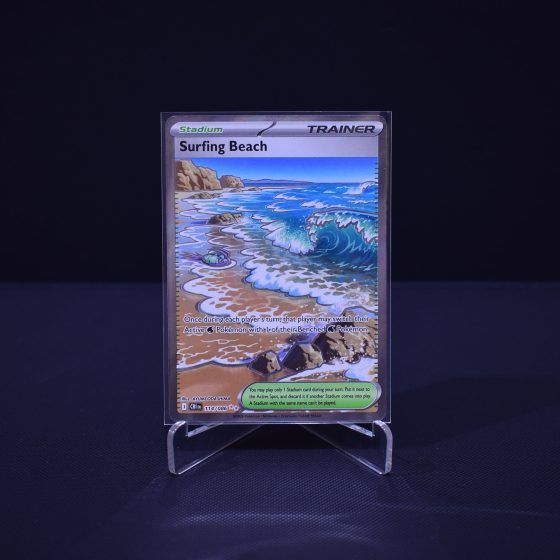 Surfing Beach, 114/086, Chaos Rising (CRI), Ultra Rare (UR), Kartu Pokemon, [#2]