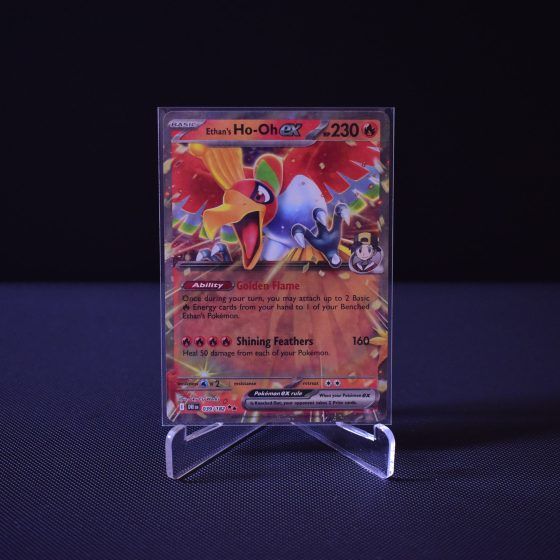 Ethan's Ho-Oh ex, 039/182, Destined Rivals (DRI), Double Rare (RR), Kartu Pokemon, [#1]