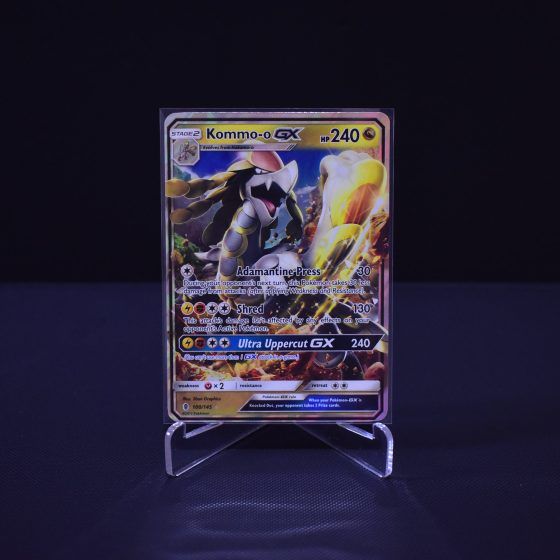 Kommo-o-GX, 100/145, Guardians Rising (GRI), Ultra Rare (UR), Kartu Pokemon, [#2]