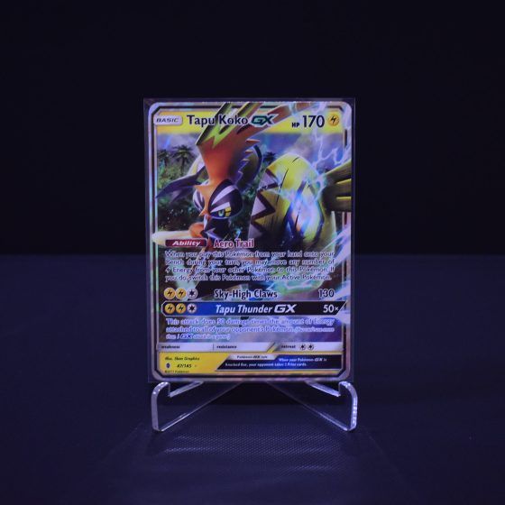 Tapu Koko-GX, 47/145, Guardians Rising (GRI), Ultra Rare (UR), Kartu Pokemon, [#1]