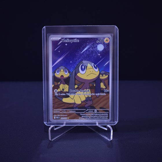 Helioptile, 143/132, Mega Evolution Base Set (MEG), Illustration Rare (IR), Kartu Pokemon, [#1]