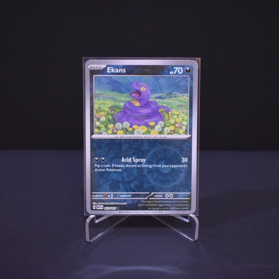 Ekans, 023/165, Scarlet & Violet 151 (MEW), Reverse Holo (RH), Kartu Pokemon, [#1]