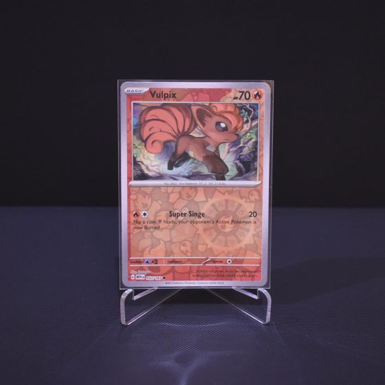 Vulpix, 037/165, Scarlet & Violet 151 (MEW), Reverse Holo (RH), Kartu Pokemon, [#1]