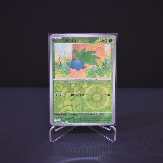 Oddish, 043/165, Scarlet & Violet 151 (MEW), Reverse Holo (RH), Kartu Pokemon, [#1]