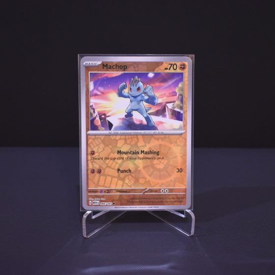 Machop, 066/165, Scarlet & Violet 151 (MEW), Reverse Holo (RH), Kartu Pokemon, [#1]