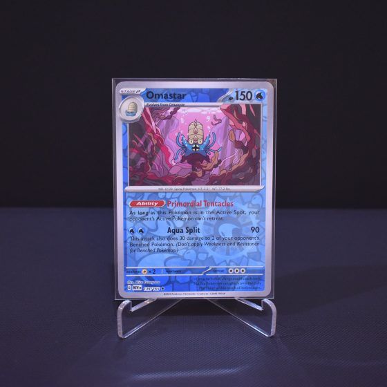 Omastar, 139/165, Scarlet & Violet 151 (MEW), Reverse Holo (RH), Kartu Pokemon, [#1]