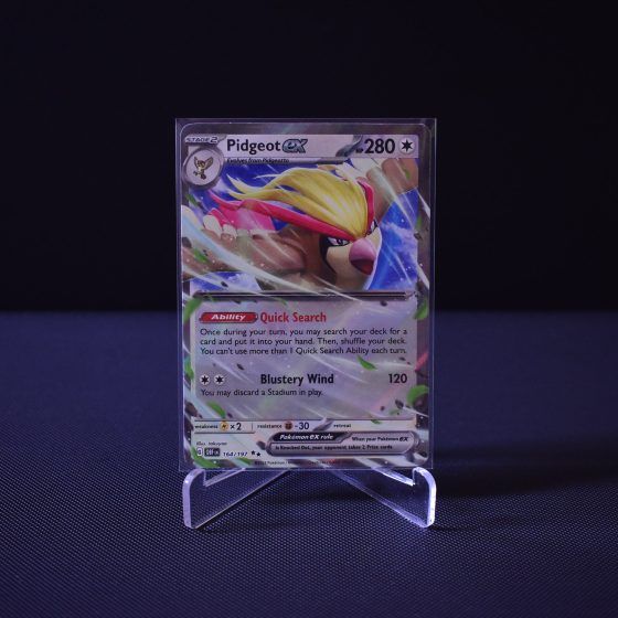 Pidgeot ex, 164/197, Obsidian Flames (OBF), Double Rare (RR), Kartu Pokemon, [#1]