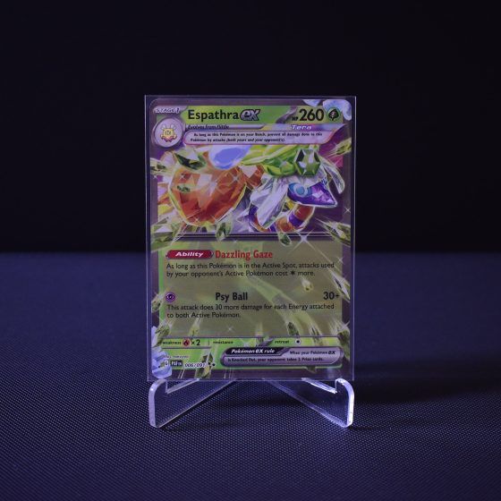 Espathra ex, 006/091, Paldean Fates (PAF), Double Rare (RR), Kartu Pokemon, [#1]