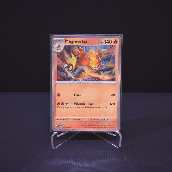 Magmortar, 010/091, Paldean Fates (PAF), Rare (R), Kartu Pokemon, [#1]