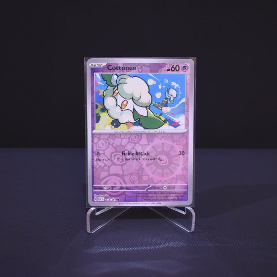 Cottonee, 034/091, Paldean Fates (PAF), Reverse Holo (RH), Kartu Pokemon, [#1]