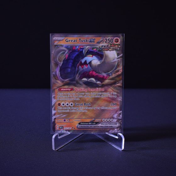 Great Tusk ex, 053/091, Paldean Fates (PAF), Double Rare (RR), Kartu Pokemon, [#2]