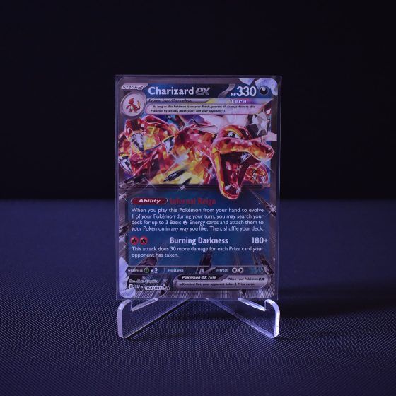 Charizard ex, 054/091, Paldean Fates (PAF), Double Rare (RR), Kartu Pokemon, [#1]
