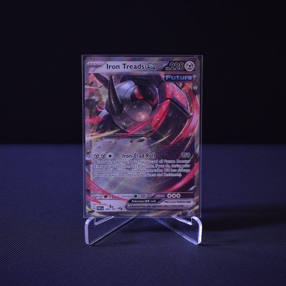 Iron Treads ex, 066/091, Paldean Fates (PAF), Double Rare (RR), Kartu Pokemon, [#1]