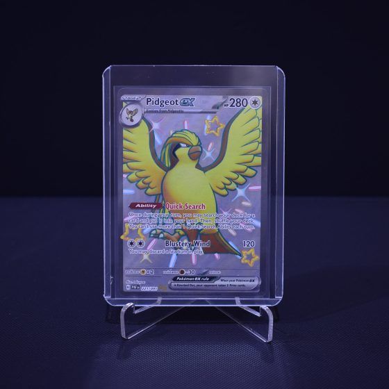 Pidgeot ex, 221/091, Paldean Fates (PAF), Shiny Rare (S), Kartu Pokemon, [#1]
