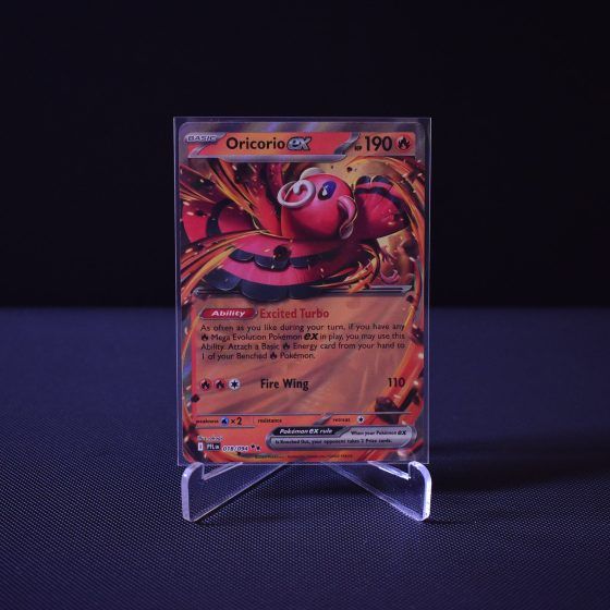 Oricorio ex, 018/094, Phantasmal Flames (PFL), Double Rare (RR), Kartu Pokemon, [#1]