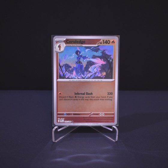 Ceruledge, 020/094, Phantasmal Flames (PFL), Reverse Holo (RH), Kartu Pokemon, [#1]