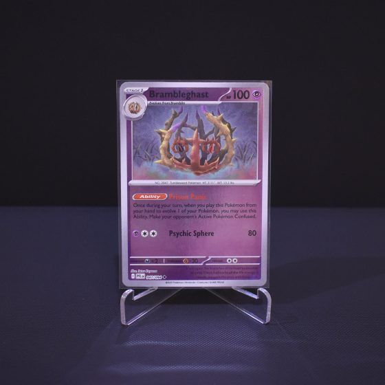 Brambleghast, 047/094, Phantasmal Flames (PFL), Reverse Holo (RH), Kartu Pokemon, [#1]