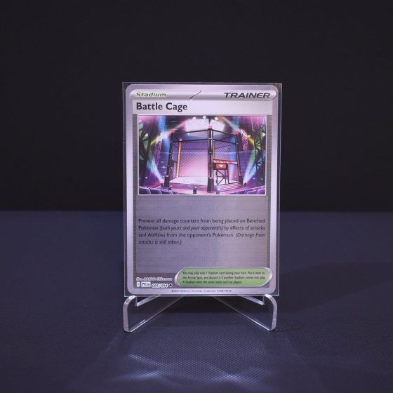 Battle Cage, 085/094, Phantasmal Flames (PFL), Reverse Holo (RH), Kartu Pokemon, [#1]