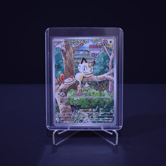 Meowth, 106/094, Phantasmal Flames (PFL), Illustration Rare (IR), Kartu Pokemon, [#1]