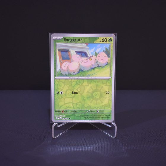 Exeggcute, 001/131, Prismatic Evolutions (PRE), Reverse Holo (RH), Kartu Pokemon, [#1]