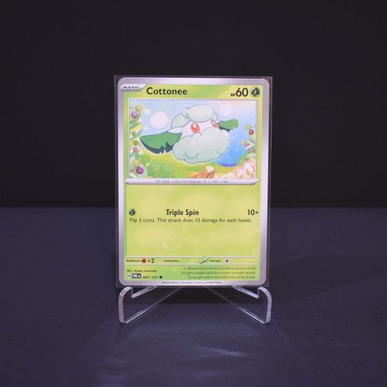 Cottonee, 007/131, Prismatic Evolutions (PRE), Common (C), Kartu Pokemon, [#2]