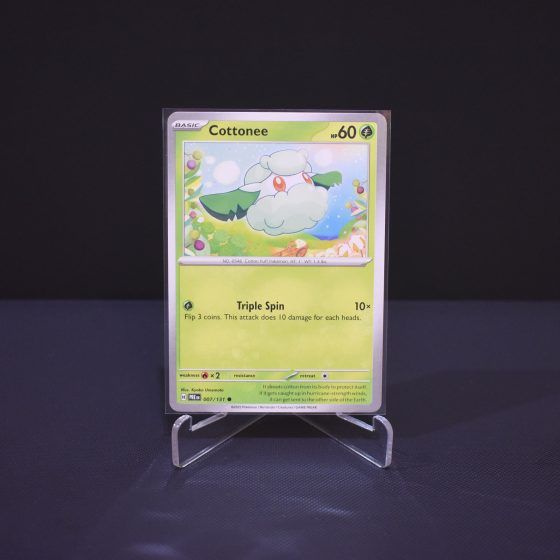 Cottonee, 007/131, Prismatic Evolutions (PRE), Common (C), Kartu Pokemon, [#3]